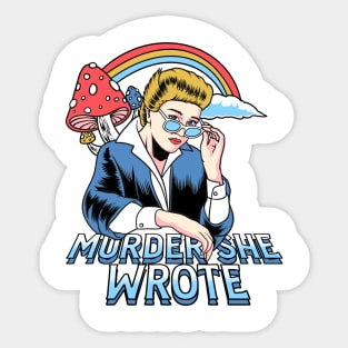 Murder She Wrote Sticker